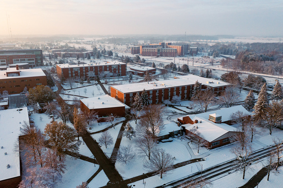2021-228-8 Campus Snow Fall as
